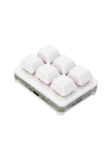 Xindoker 6 Tuşlu Programlanabilir Mekanik Klavye, Rgb Işıklı, Kısayol Ve Makro Tanımlama, Usb Kablolu Kırmızı Switch, Tasarım Ve Oyun İçin