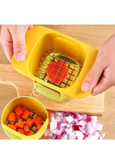 Çok Özellikli Sebze Doğrayıcı-sarı Sarı