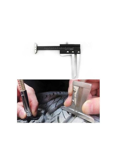 Ebitda Çok Fonksiyonlu Lastik Desenli Fren Diski Kalınlık Ölçer, Şeffaf Ölçekli, Hafif Ve Dayanıklı, Kullanımı Kolay