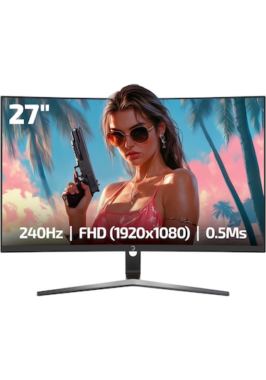 Gamepower Vivid V60 27" Curved 240hz 0.5ms Va Gaming Monitör