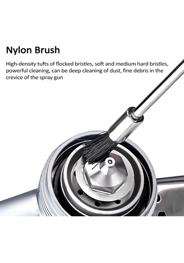 Padalink 21 Parçalık Çok Amaçlı Hava Fırçası Temizleme Seti - Metal Ve Nylon Fırçalar İle Nozul Ve Tüp Temizliği