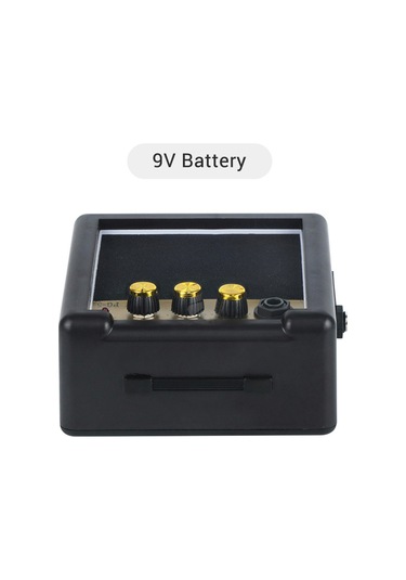 Hfambition 5w Mini Gitar Amfi - Taşınabilir, Ton Ve Ses Düzenleme, Overdrive Efekti, Kulaklık Çıkışı, Pil/dç Besleme - Siyah