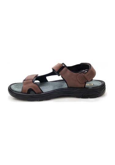 Pisagor Ps-33700 Ortopedik Erkek Sandalet Kahve