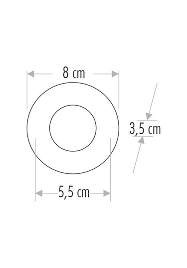 Cata CT-5174G 1.5 W Koridor Armatürü Radar Sensörlü Günışığı