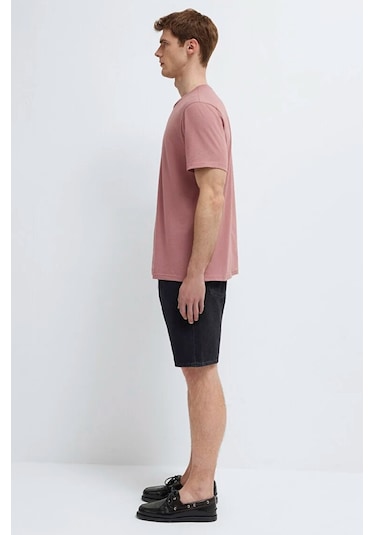 Mavi M0612896-70948 Mavi Logo Baskılı Tişört Erkek T-shirt Pembe