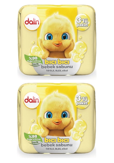 Dalin Klasik Katı Bebek Sabun 6 X 75 Gr
