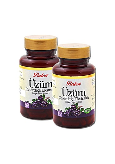 2 Adet Balen Üzüm Çekirdeği Ekstraktı 300 Mg 60 Kapsül