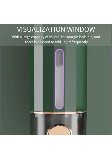 Green-450ml Manuel Duvara Monte Banyo Sıvı Sabunluk Yıkama El Dezenfektanı Aile El Duş Jeli Banyo Aksesuarları