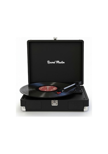 Record Master Rm-311 Siyah Renkli Pikap - Tüm Plaklar İle Uyumlu