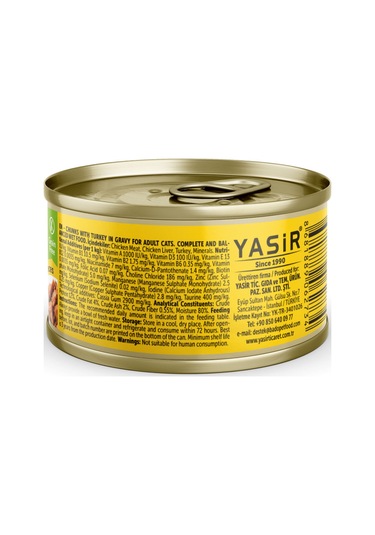 Bado Gurme Yaş Yetişkin Kedi Maması Hindi Etli 85 Gr