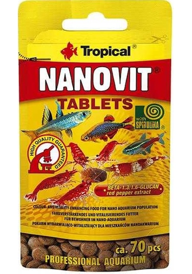 Tropical Nanovit Tablets 10 Gram 70 Adet