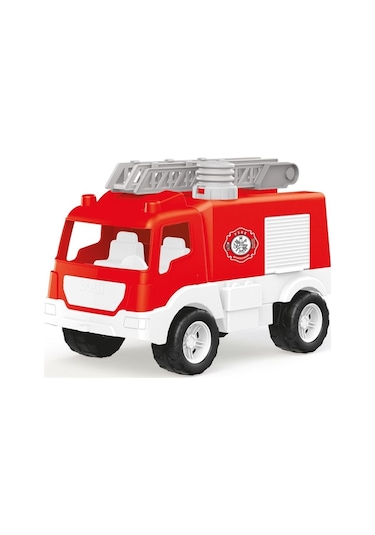 Dolu Oyuncak İtfaiye Kamyonu Pencereli Kutu