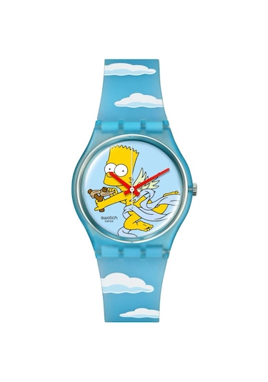 Swatch X Simpsons So28z115 Angel Bart Unisex Kol Saati