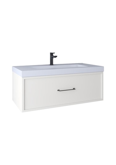 Kobos Frame 100 Cm Lavabo Dolabı Bianco Kb710021 Diğer