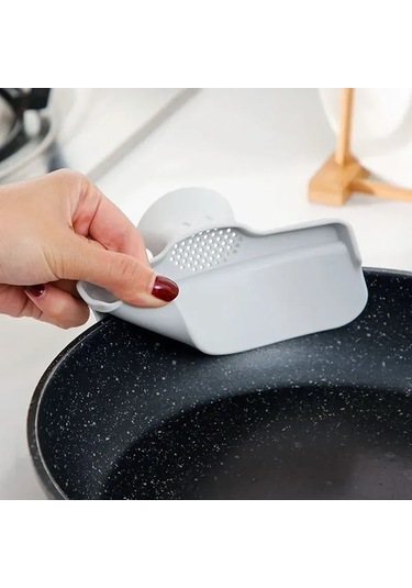 Shineyee Mutfak Süzgeci, Akış Kontrolü Ve Dökülmeyi Önleyen Tpr Materyal, Modern Tasarım, Sarı Renk, 13 Cm Sarı