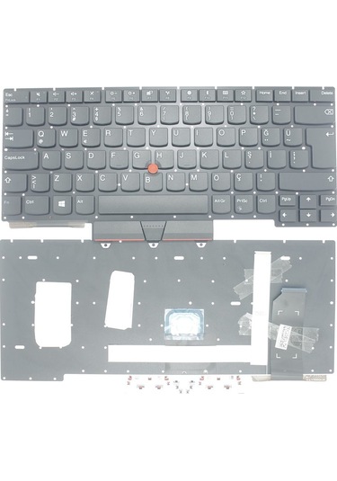 Lenovo Thinkpad 20ra 2rb 20t6 20t7 20ta 20tb 20y7 İle Uyumlu Notebook Klavye - Siyah - Tr