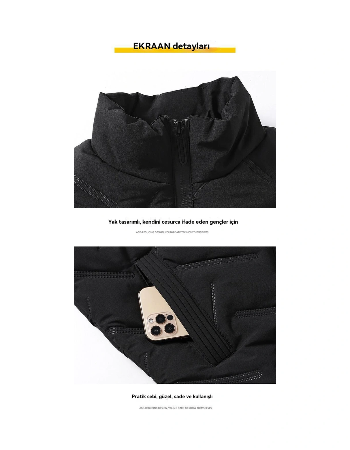 25 Erkek Sonbahar Ve Kış Pamuklu Bol Kış Kalın Yelek Ceket Yeşil