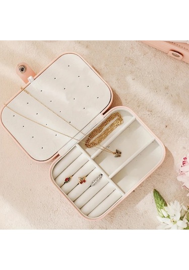 Willowhaven 1 Adet Kişiselleştirilmiş Takı Kutusu, Siyah Dikdörtgen Büyük Kapasiteli Yüzük Kutusu, July