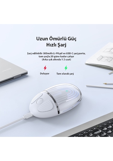 Dux Ducis CM Series Kablosuz Bluetooth Şeffaf Mouse