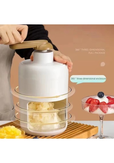 El-krank Buz Tıraş Makinesi-ev Manuel Kar Koni & Süt Sallar İçin