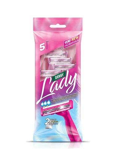 Derby Lady Kadınlara Özel Çift Bıçaklı Tıraş Bıçağı 5'li