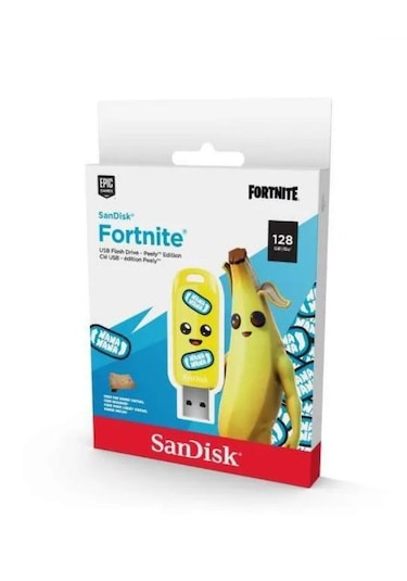 Sandisk Fortnite 256gb Peely Edition Usb 3.2 Nesil 1 Flash Bellek