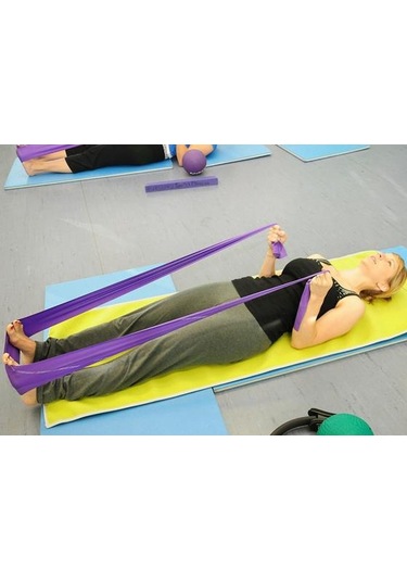 Pilates Egzersiz Bandı Pilates Yoga Ayak Kol Bant Direnç Lastiği