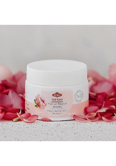 Gül Kürü Nemlendirici Yüz ve Boyun Kremi 50ml