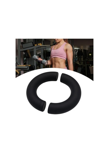 Suntek 2 Adet Yarım Daire Dambıl Kaymaz Taşınabilir Siyah-1kg