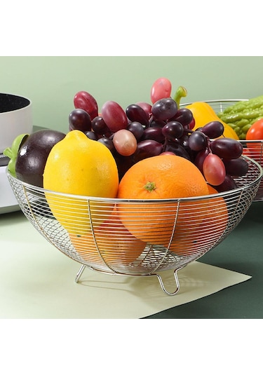 Suntek Yuvarlak Sebze Standı Tutucu Standlı Taşınabilir 26cm