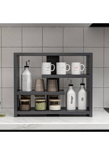 Gupse Raf Atlantik Çam - Antrasit Antrasit