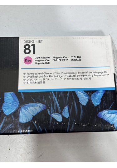 Hp 81-c4955a Light Magenta Baskı Kafası Ve Kafa Temizleyici 2016 Tarhili
