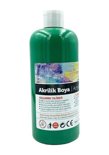Red Apple Akrilik Boya 500 Gr Yeşil Ra 500-14