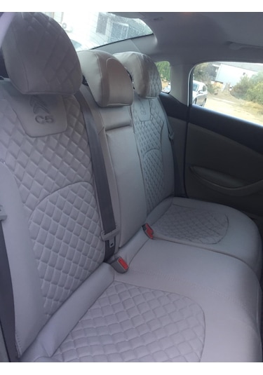 Citroen C5 Araca Özel Deri Oto Koltuk Kılıfı 158199