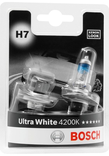 Bosch H7 Ultrawhite Xenon Görünümlü Gün Işığı Renginde Far Ampulü