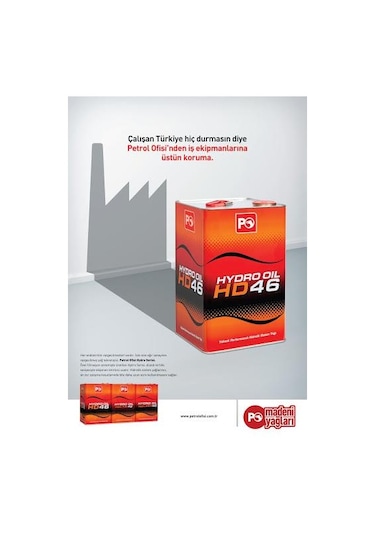 Petrol Ofisi Hydro Oil Hd 32 Teneke 17 L