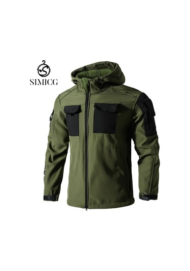 Erkek Rüzgar Geçirmez Ceket Yeşil