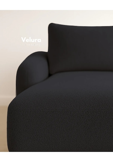 Enzo Modern Uzanmalı Köşe Takımı - Gece Mavisi Mavi