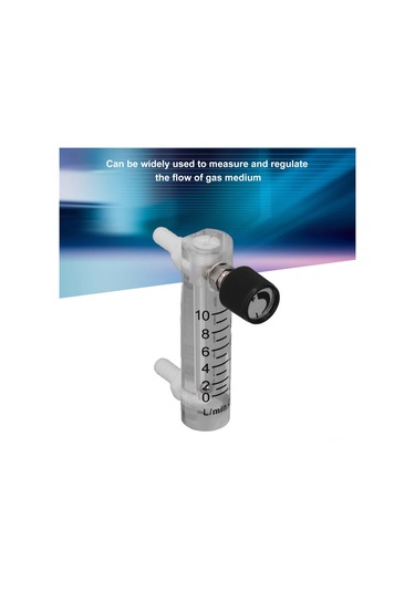 Tenfowee Akrilik Panel Tipi Gaz Akış Ölçer - 0-10 Lpm Aralığında Akış Kontrol Ve Ölçüm Aleti
