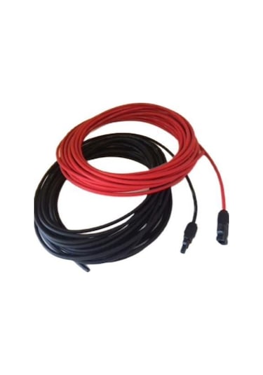 Mc4 Soketli 5+5 Toplam 10 M 6 Mm Solar Panel Kablosu