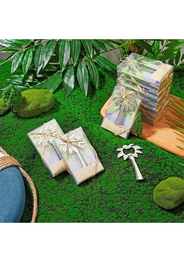 10 Adet Hindistan Cevizi Ağacı Şişe Açacağı Düğün Hediye Malzemeleri Gümüş Gümüş