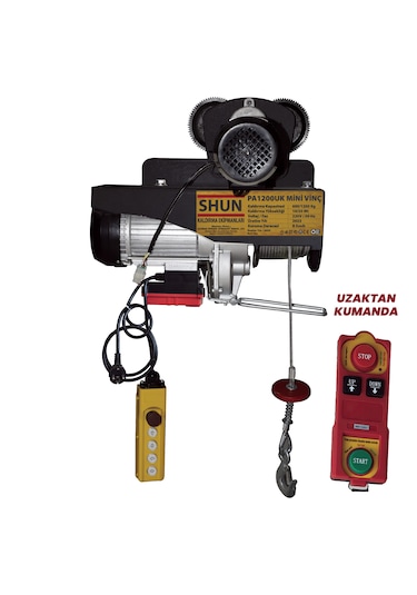 Shun 600/1200 Şaryolu 4 Hareketli Uzaktan Kumandalı Elektrikli Vi