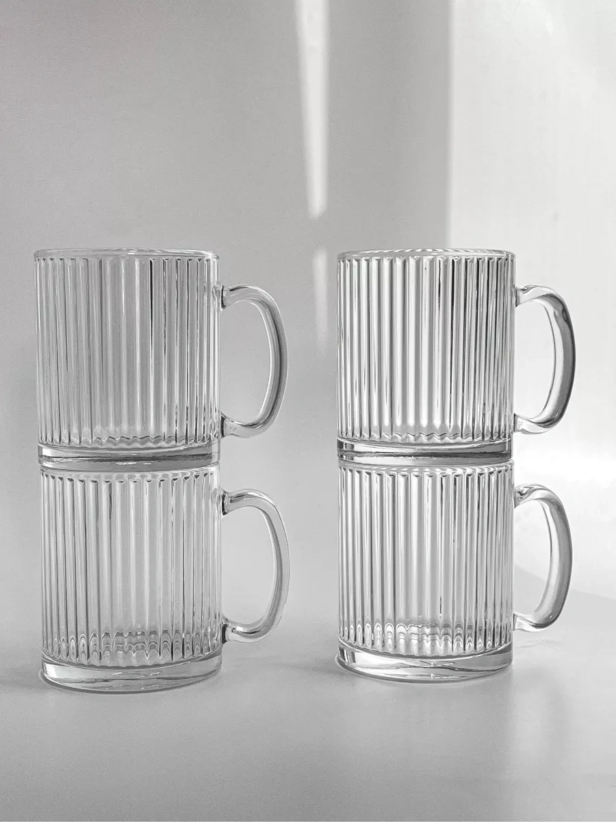 Osz Kahve Ve Çay İçin Cam Fincan Seti 4 Adet 251847858 Beyaz