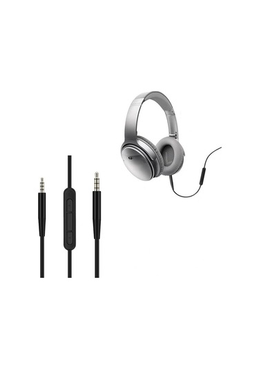 Bose QC25 QE2 QC35 QC35 II Uyumlu Mikrofonlu Kulaklık Ses Kablosu