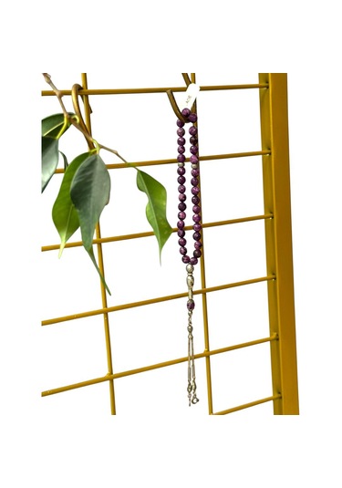 Kırmızı Sanat Evi Jade Sıralı Mor Erkek Doğal Taş Tesbih