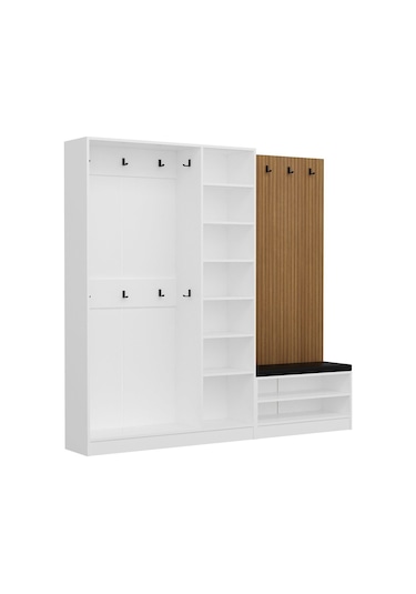 Kale Dekor Panel 1 Bölme Raf Portmanto+ayk Mind Byz 3 Kapaksız