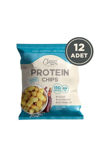 Clean Powders Protein Chips 50 Gr Tuz Sirke 12 Adet Tuz - Sirke