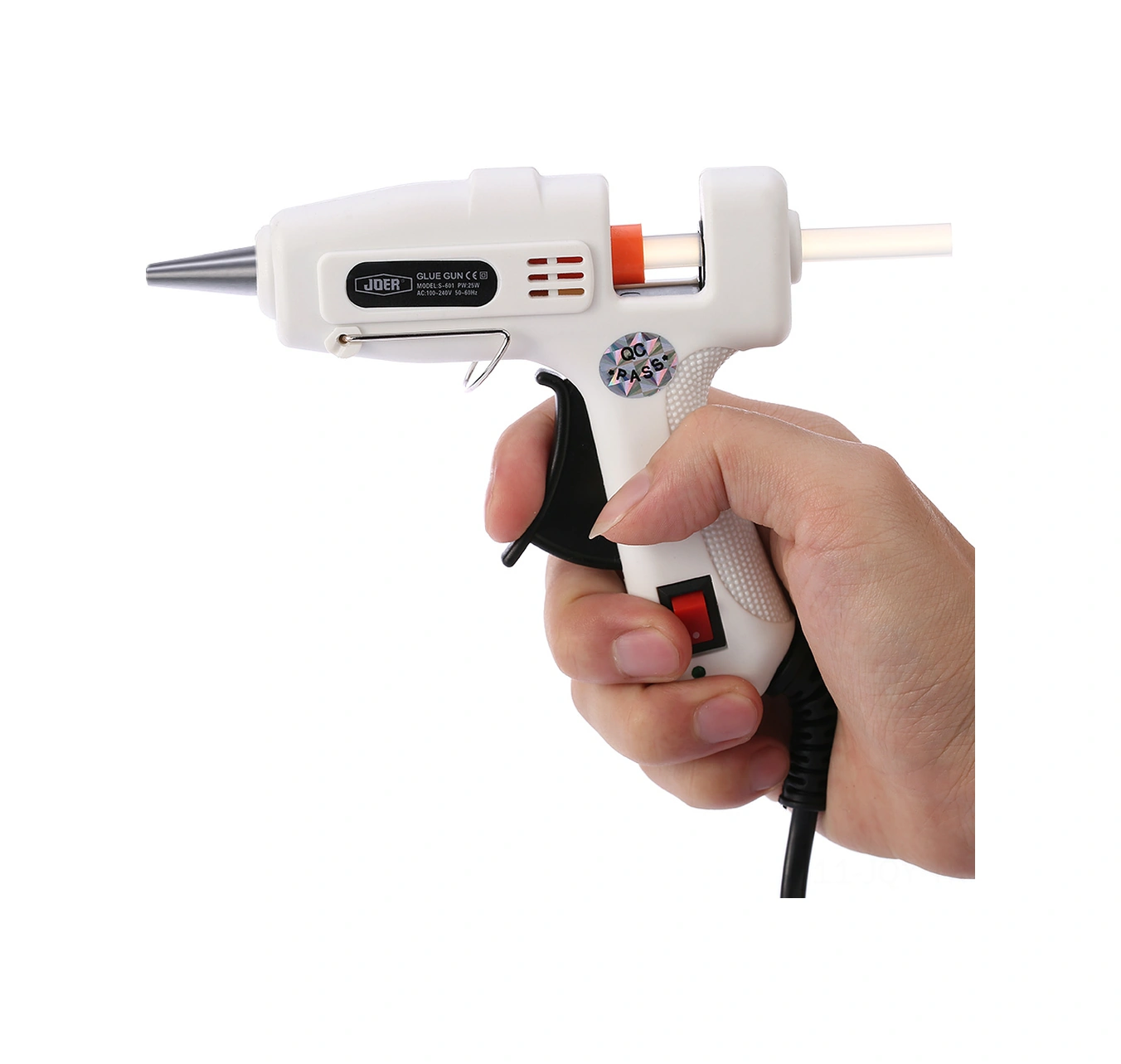 Youmex Mini Isı Kaynaklı Macun Tabancası 25w - 50 Adet Macun Çubuğu İle - Ergonomik Tutuş - Hızlı Isınma - Avrupa Şarjı S-601