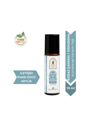 Boğaz Çakrası Vishuddha Aromaterapi Yağ Karışımı 10 Ml