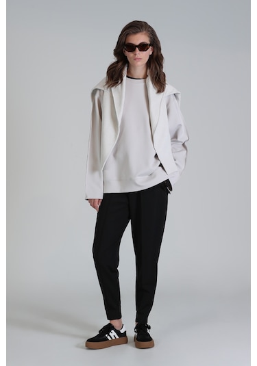 Lufian Porto Kadın Pantolon Siyah Siyah 121190008100100 Siyah